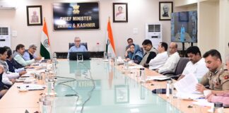 CM Omar Abdullah reviews pace of flood relief, rehabilitation and restoration work taken up in Jammu Division